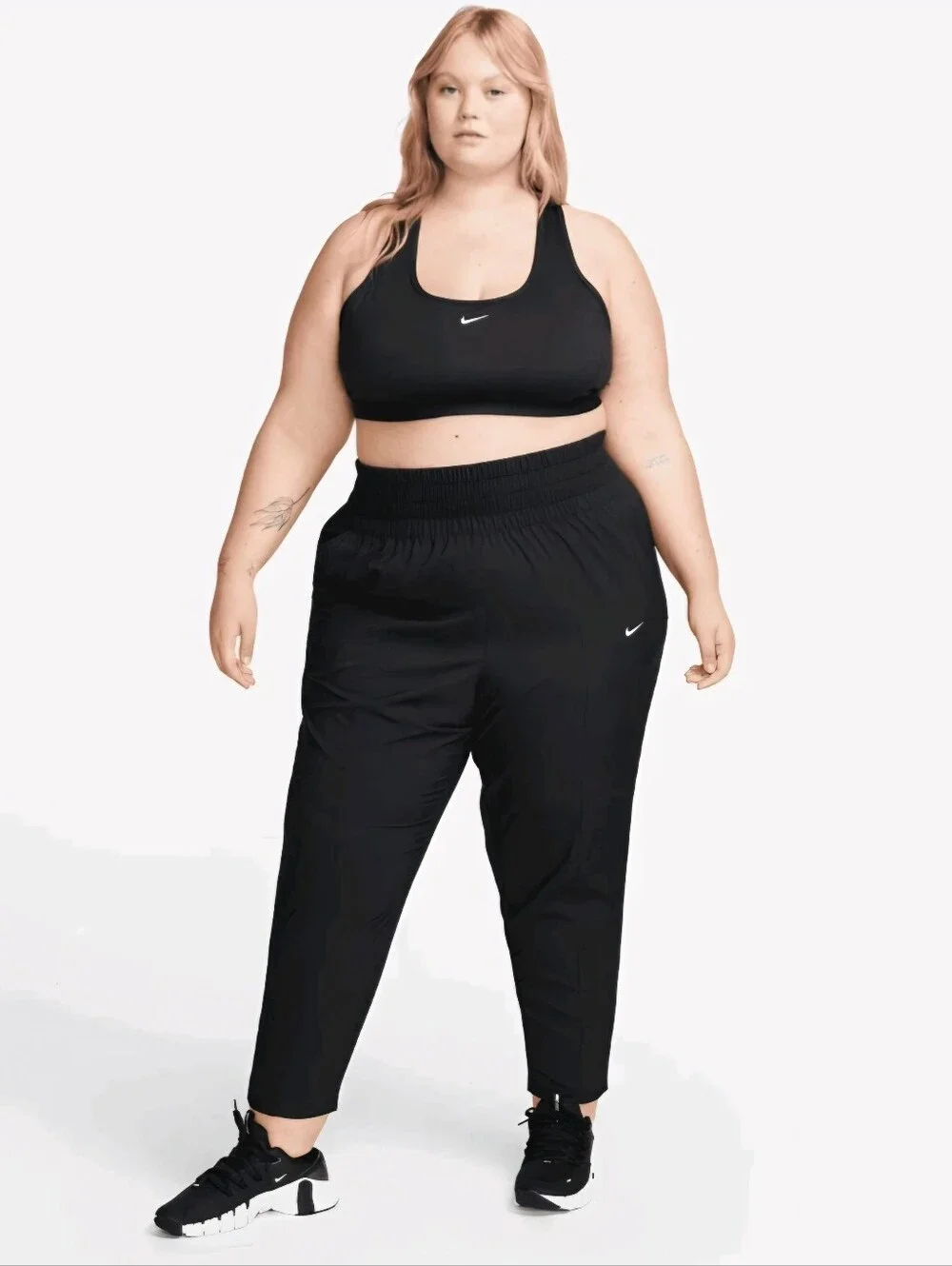 Nike Dri-FIT One Women’s 2X Ultra High-Waisted Pants Black FB5020-010